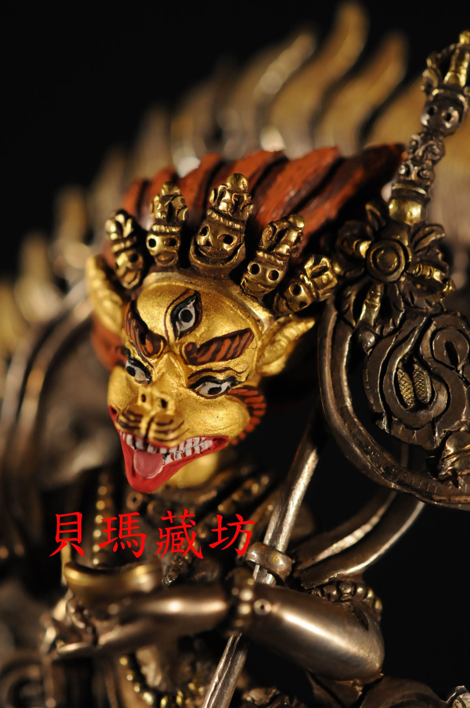 純銀獅面空行母(已結緣)