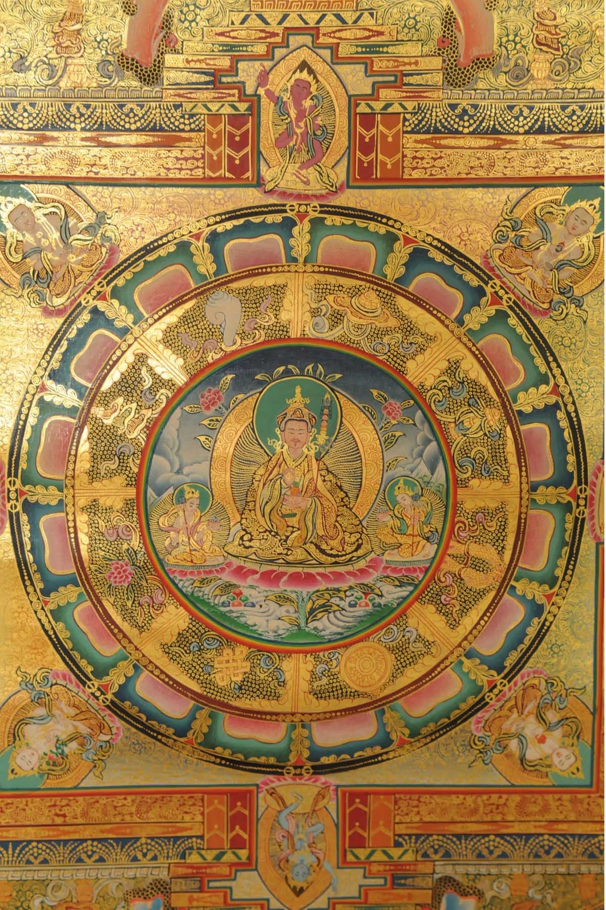 清蓮師八變壇城唐卡(已結緣) 