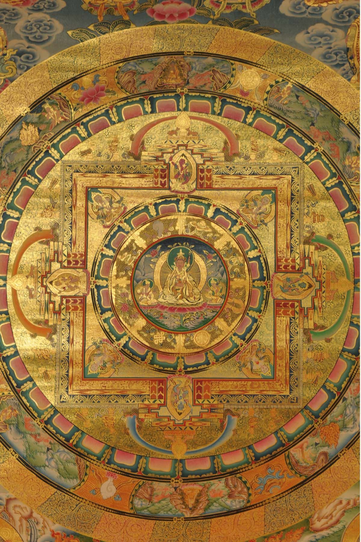 清蓮師八變壇城唐卡(已結緣) 