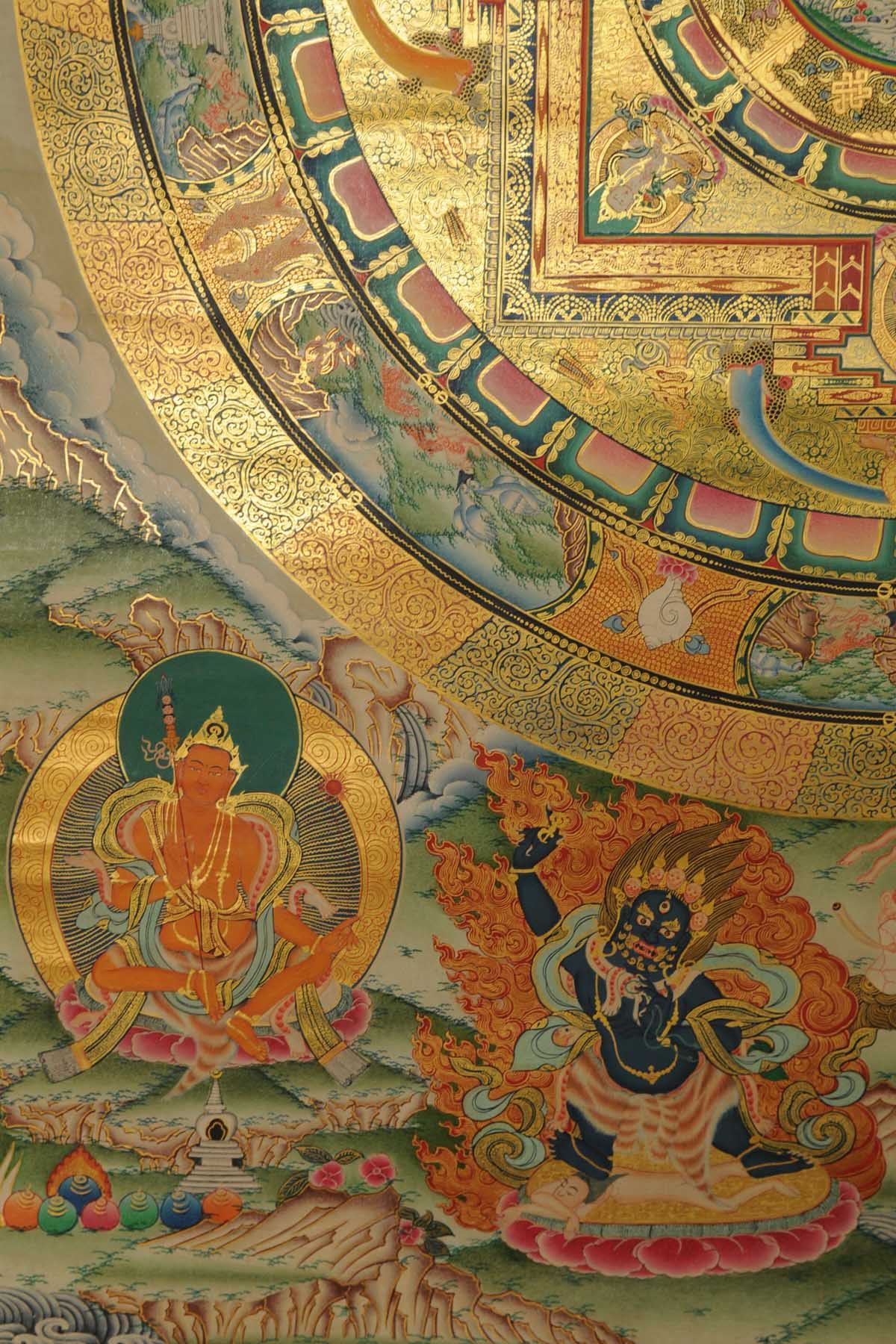 清蓮師八變壇城唐卡(已結緣) 
